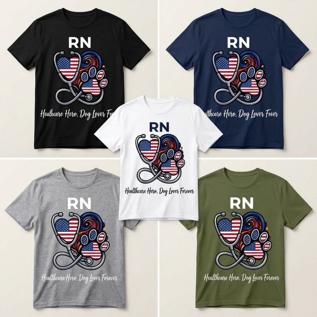 US RN Healthcare Hero T- shirt