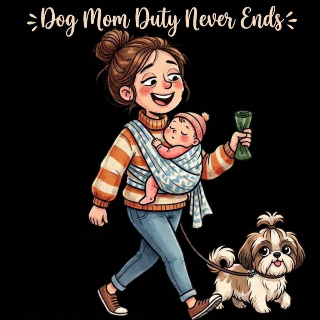 Dog Mom Duty Never Ends T-shirt
